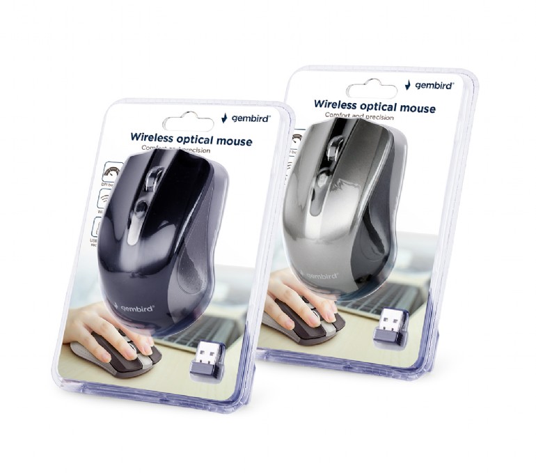 Gembird Wireless optical mouse mixed colors MUSW-4B-04-MX