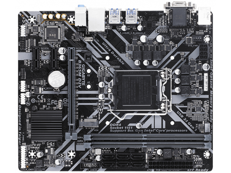 Gigabyte GA-B365M-D2V (1151v2) (D) | Gigabyte - GA-B365M-D2V