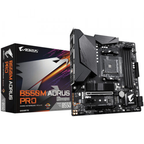 Gigabyte GA-B550M-AORUS PRO (AM4) (D) | Gigabyte - GA-B550M-AORUS PRO