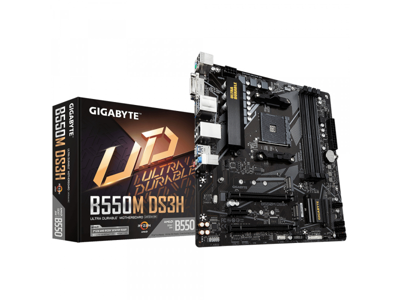 Gigabyte GA-B550M-DS3H (AM4) (D) | Gigabyte - GA-B550M-DS3H