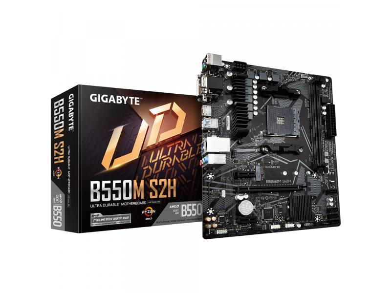 Gigabyte GA-B550M-S2H (AM4) (D) | Gigabyte - GA-B550M-S2H