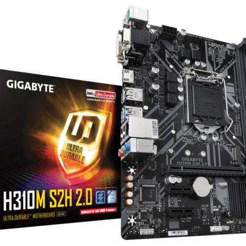 Gigabyte GA-H310M-S2H 2.0 (1151v2) (D) | Gigabyte - H310M S2H 2.0