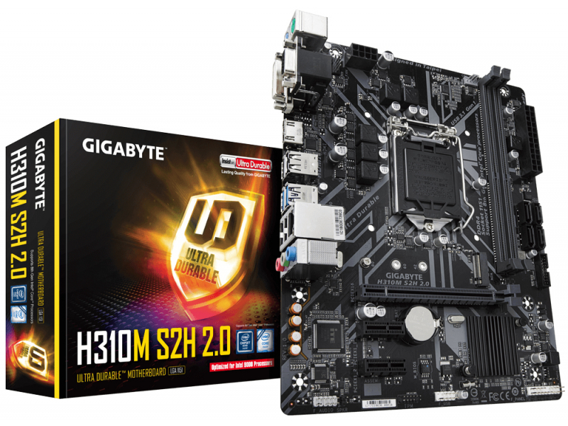Gigabyte GA-H310M-S2H 2.0 (1151v2) (D) | Gigabyte - H310M S2H 2.0