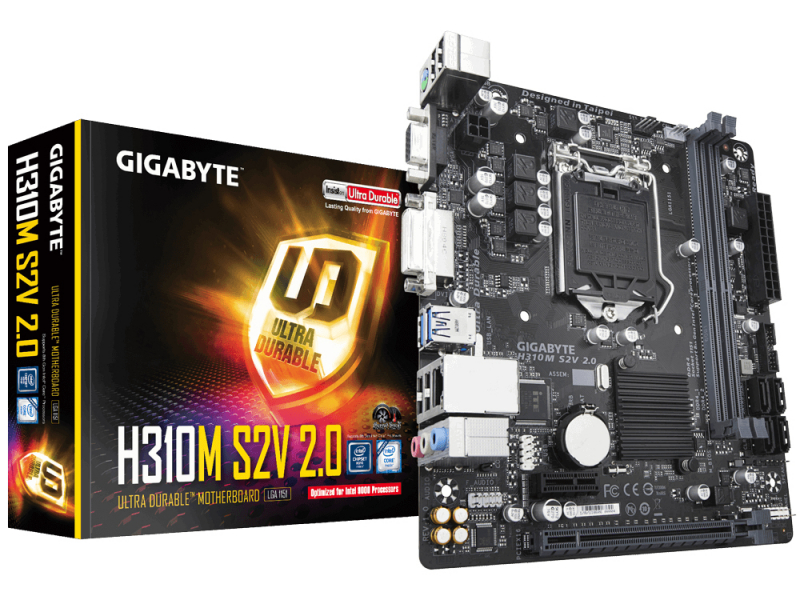 Gigabyte GA-H310M-S2V 2.0 (1151v2) (D) | Gigabyte - H310M S2V