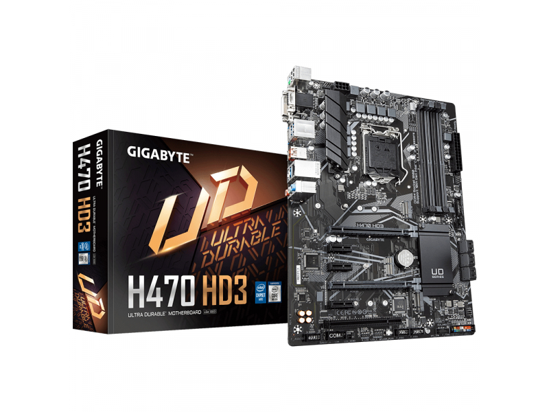 Gigabyte GA-H470 HD3 LGA 1200 D GA-H470 HD3