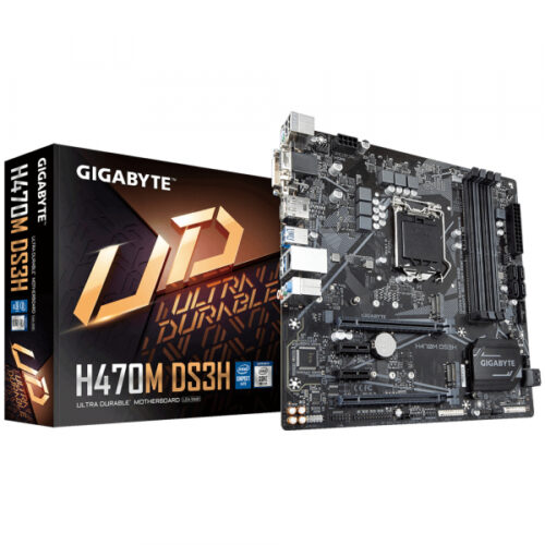 Gigabyte GA-H470M DS3H Intel LGA 1200 GA-H470M DS3H