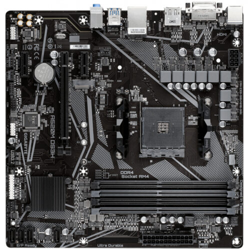 Gigabyte MB A520M DS3H AMD Socket AM4 A520M DS3H