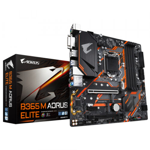 Gigabyte MB B365M AORUS ELITE (B365,S1151,mATX,DDR4) B365 M AORUS ELITE