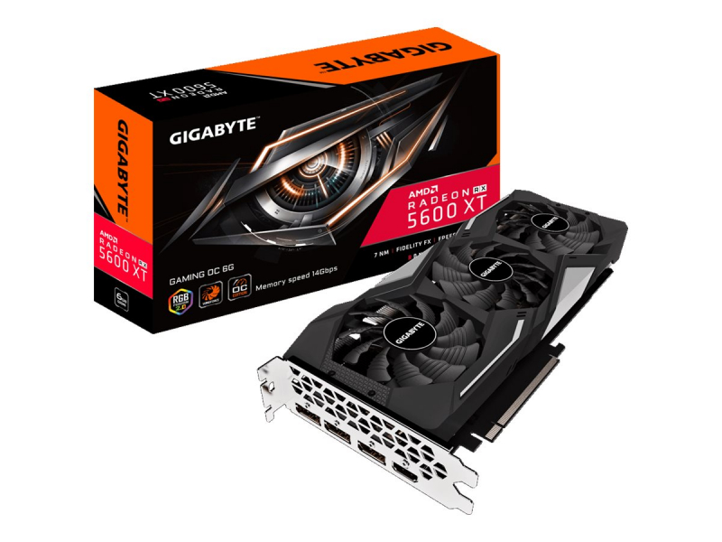 Gigabyte Radeon RX 5600 XT GAM. OC 6G OC Edition GV-R56XTGAMING OC-6GD 2.0