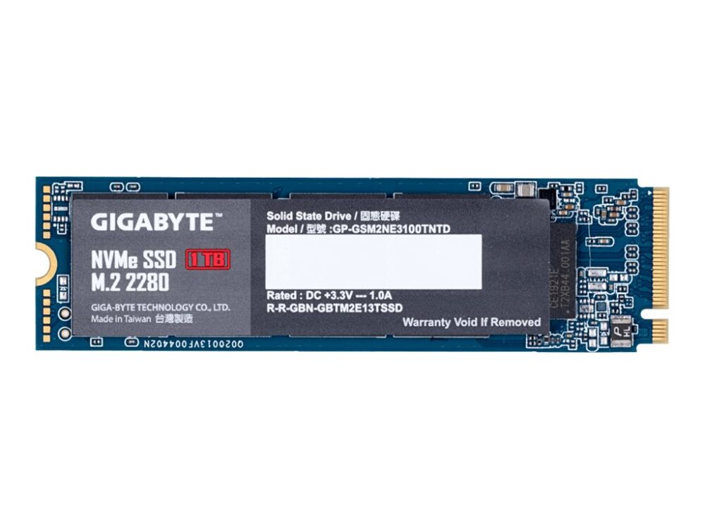 Gigabyte SSD 1 TB M.2 PCIe GP-GSM2NE3100TNTD