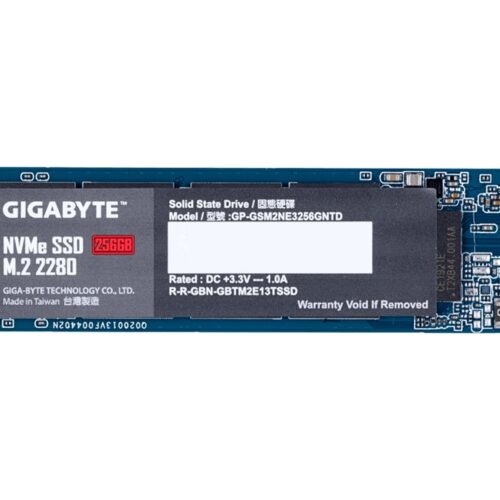 Gigabyte SSD 256 GB M.2 PCIe GP-GSM2NE3256GNTD