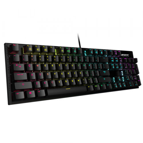 Gigabyte Standard - USB - QWERTY - RGB LED - Black AORUS K1