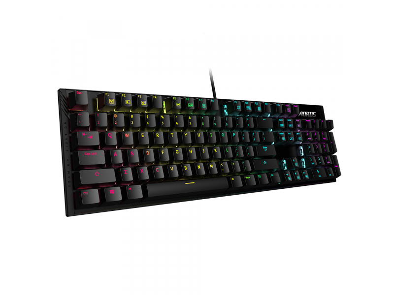Gigabyte Standard - USB - QWERTY - RGB LED - Black AORUS K1