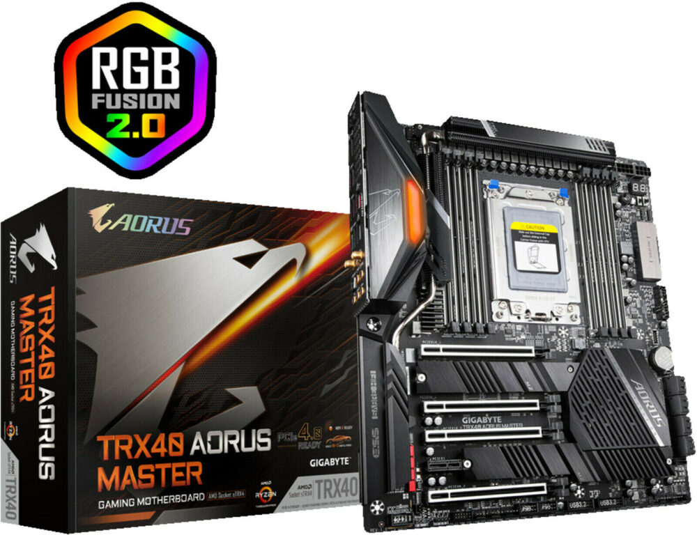 Gigabyte TRX40 AORUS MASTER (TRX4) (D) | Gigabyte - TRX40 AORUS MASTER REV1.0