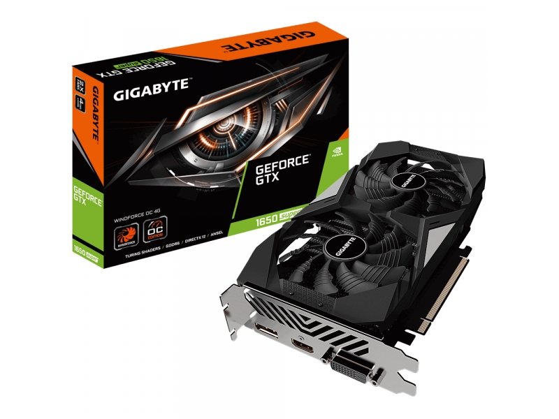 Gigabyte VGA GeForce® GTX 1650 Super 4GB Windforce OC GV-N165SWF2OC-4GD
