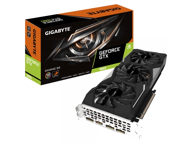 Gigabyte VGA GeForce® GTX 1660 6GB Gaming GV-N1660GAMING-6GD