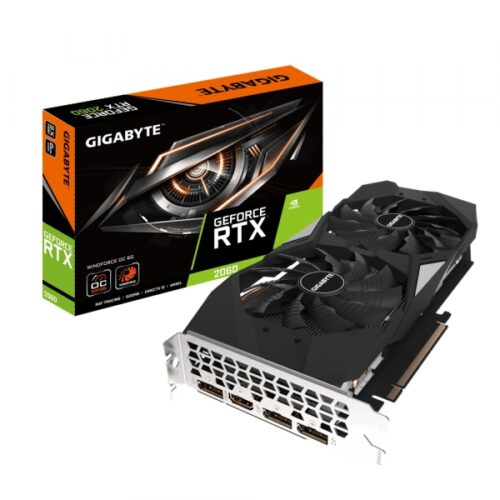 Gigabyte VGA GeForce® RTX 2060 6GB Windforce OC GV-N2060WF2OC-6GD