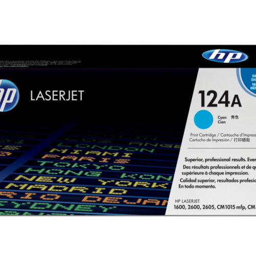 HP 124A Original LaserJet Tonerpatrone Cyan Q6001A