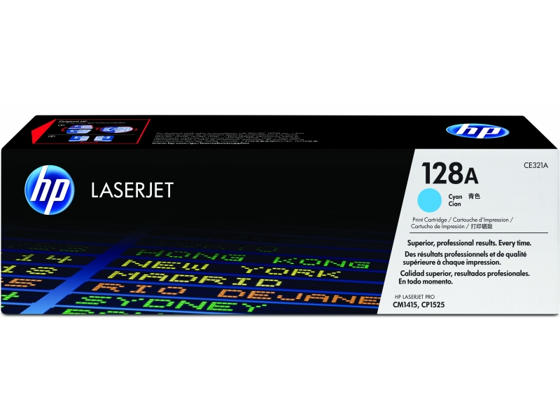 HP 128A - 1300 pages - Cyan - 1 pc(s) CE321A