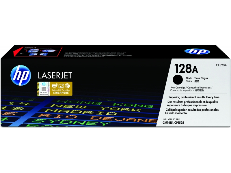HP 128A - 2000 pages - Black - 1 pc(s) CE320A