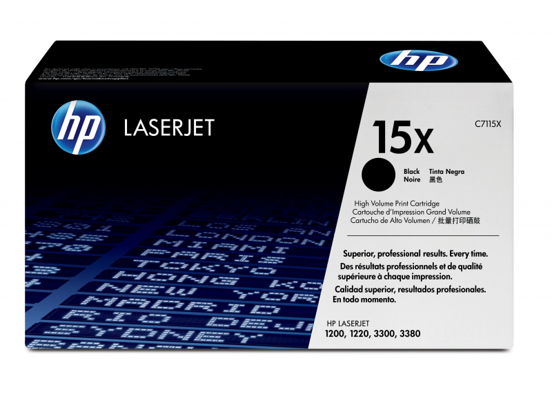 HP 15X - 3500 pages - Black - 1 pc(s) C7115X