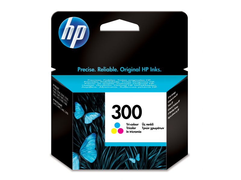 HP 300 - Ink Cartridge Original - cyan, magenta, Yellow - 4 ml CC643EE