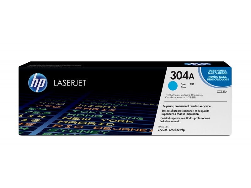 HP 304A 2800 pages Cyan 1 pc(s) CC531A