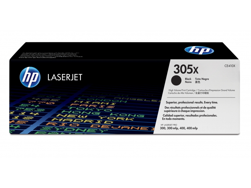 HP 305X - 4000 pages - Black - 1 pc(s) CE410X