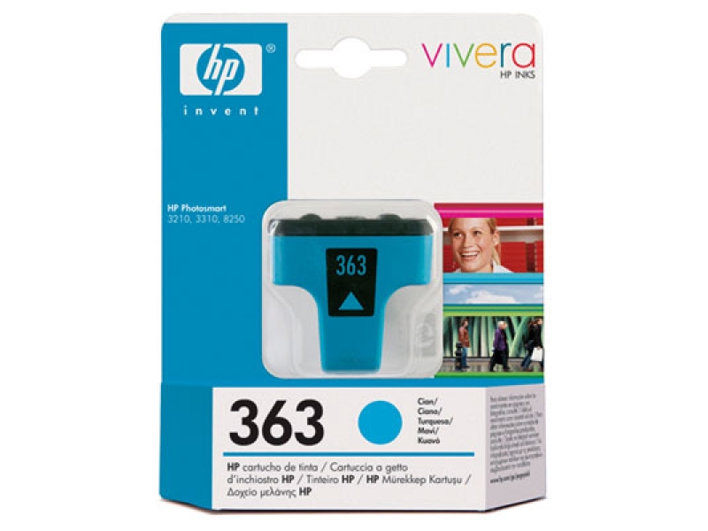 HP 363 Tintenpatrone original cyan C8771EE#UUS