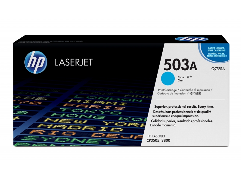 HP 503A - 6000 pages - Cyan - 1 pc(s) Q7581A