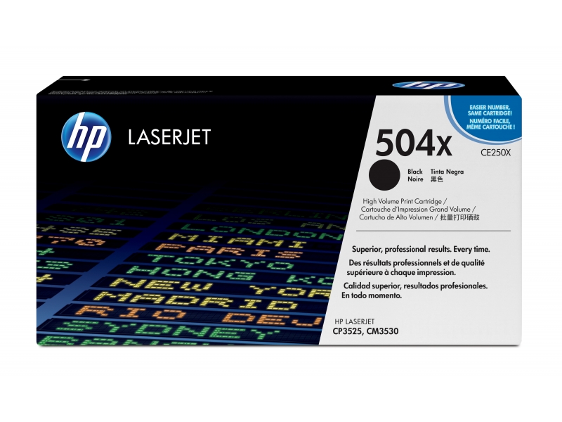 HP 504X 10500 pages Black 1 pc(s) CE250X