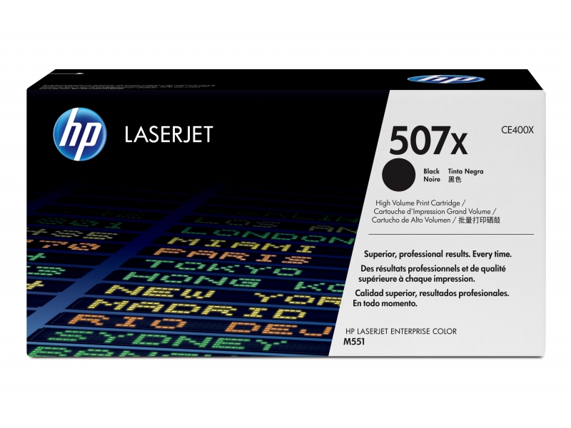HP 507X - 11000 pages - Black - 1 pc(s) CE400X