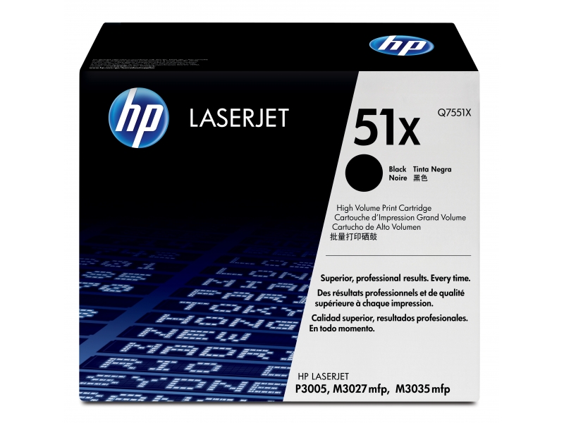 HP 51X-13000 pages-Black-1 pc(s) Q7551X