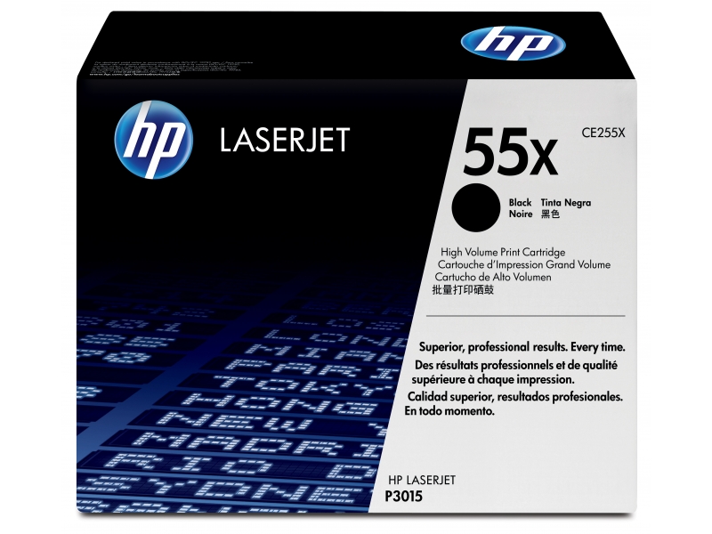 HP 55X 12500 pages Black 1 pc(s) CE255X