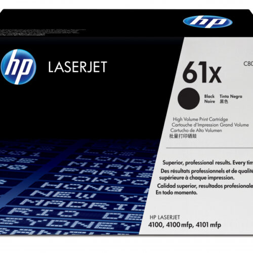 HP 61X - 10000 pages - Black - 1 pc(s) C8061X
