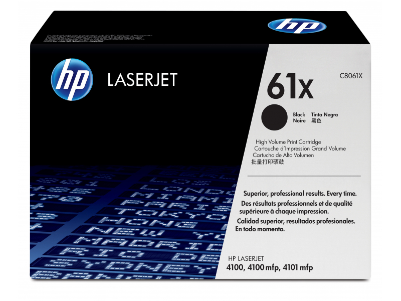 HP 61X - 10000 pages - Black - 1 pc(s) C8061X