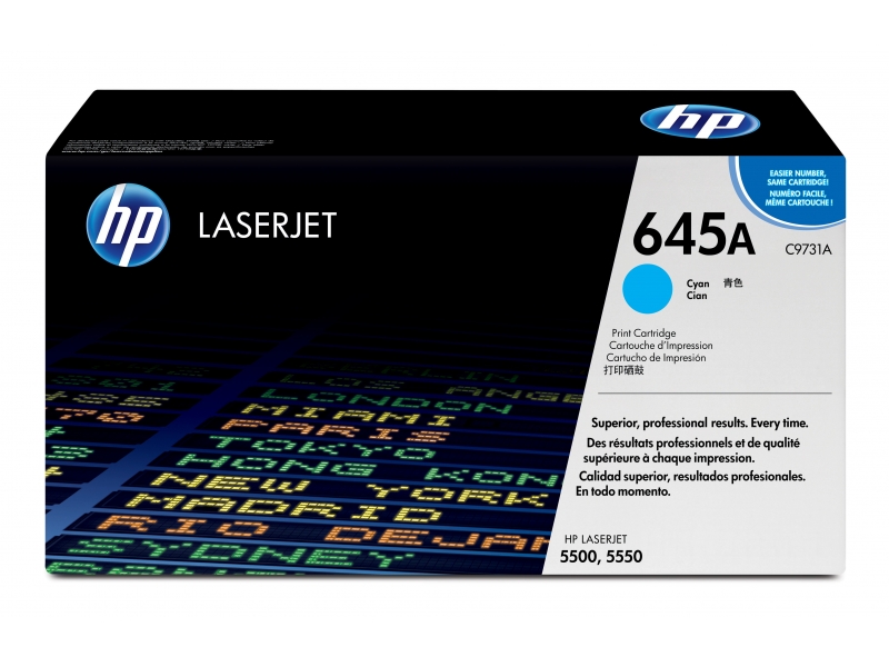 HP 645A - 12000 pages - Cyan - 1 pc(s) C9731A