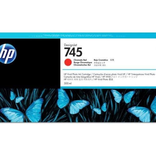 HP 745 Tintenpatrone Chromatisch Rot 300 ml F9K06A
