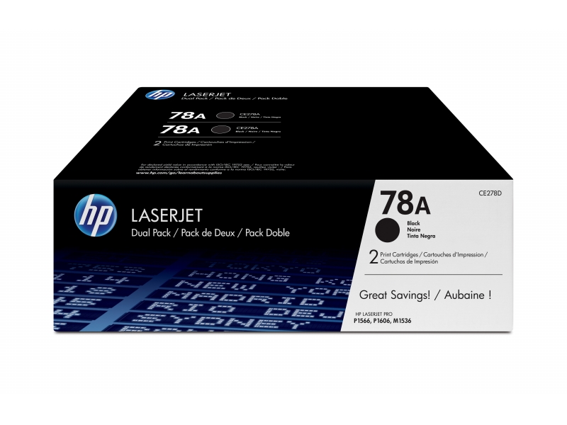 HP 78A - 4200 pages - Black - 2 pc(s) CE278AD