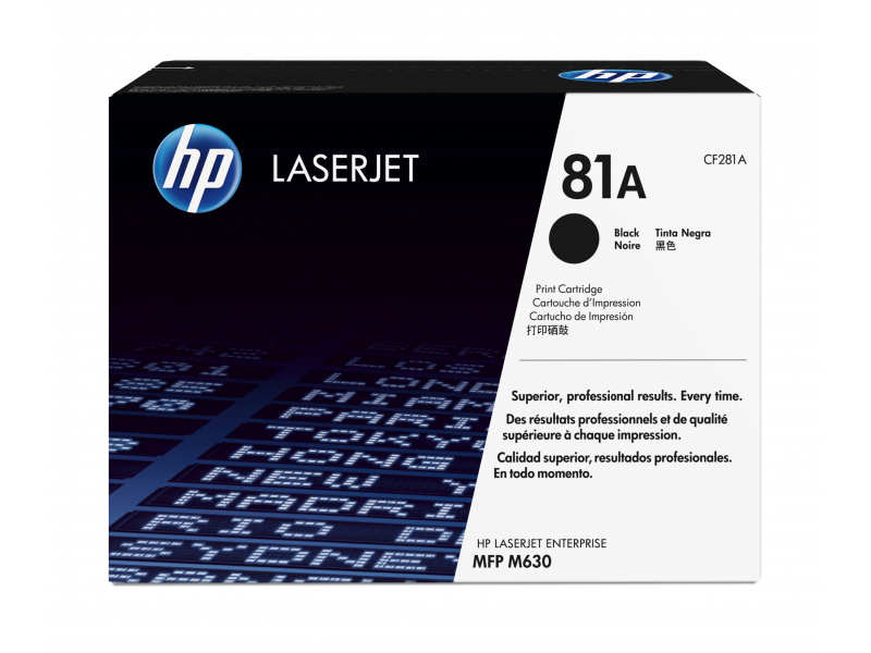 HP 81A-10500 pages-Black-1 pc(s) CF281A
