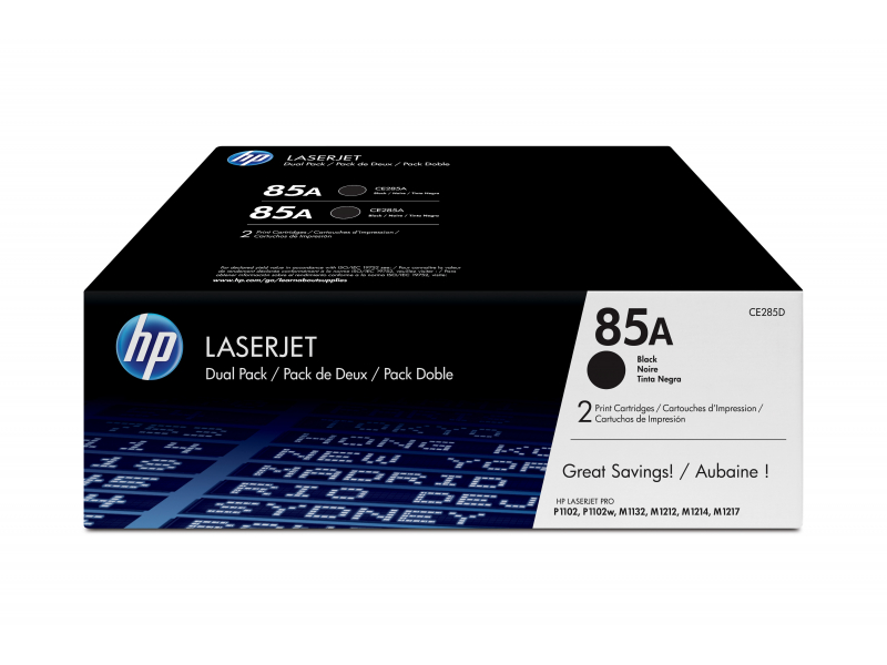 HP 85A - 1600 pages - Black - 2 pc(s) CE285AD