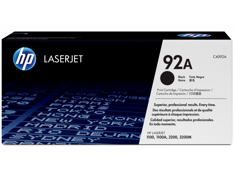 HP 92A - 2500 pages - Black - 1 pc(s) C4092A