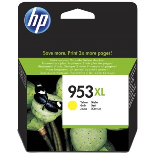 HP 953 XL Tintenpatrone Gelb 1.600 Seiten F6U18AE#BGX