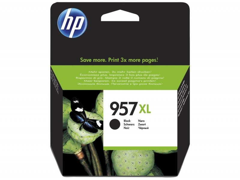 HP 957 XL Tintenpatrone Schwarz Extra High Yield 3000 Seiten L0R40AE#BGX