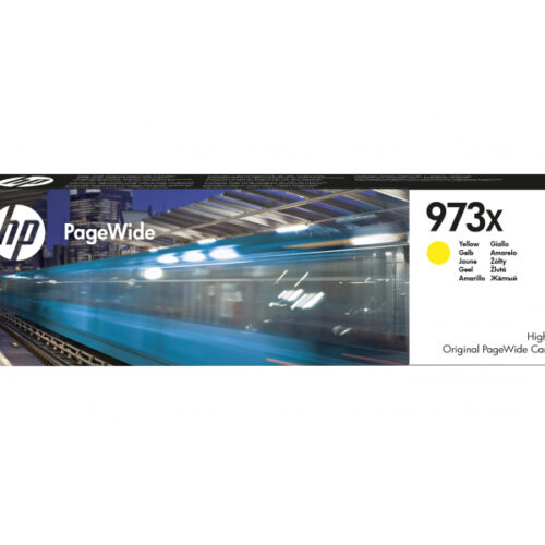 HP 973X - Original-Pigment-based ink-Yellow-Inkjet printing F6T83AE