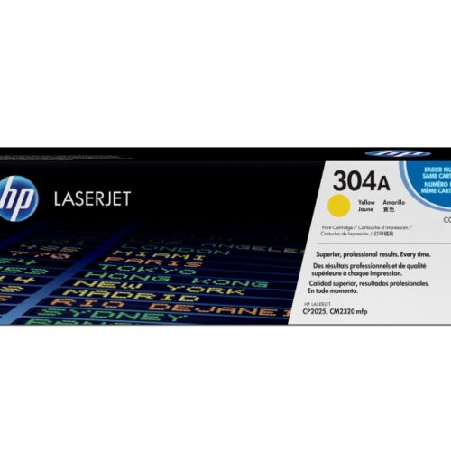 HP Color LaserJet 304A Toner Cartridge Original Yellow 2,800 pages CC532A