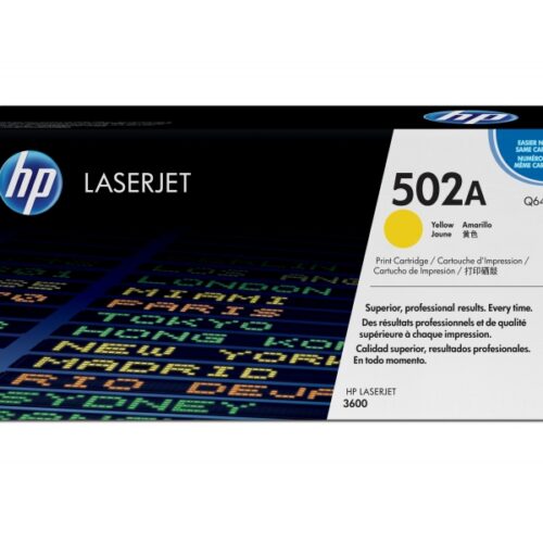 HP Color LaserJet 502A - Toner Cartridge Original - Yellow - 4,000 pages Q6472A