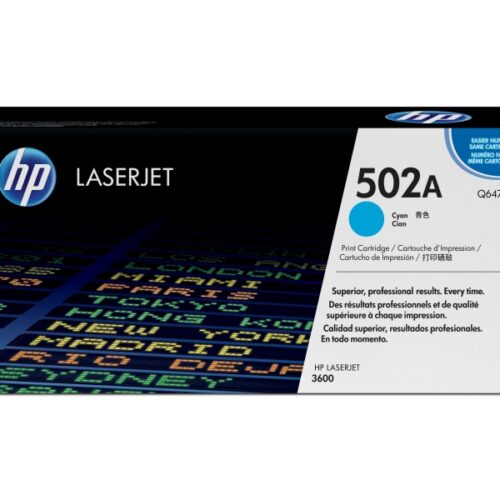 HP Color LaserJet 502A Toner Cartridge Original cyan 4,000 pages Q6471A