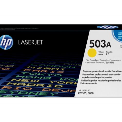 HP Color LaserJet 503A Toner Cartridge Original Yellow 6,000 pages Q7582A
