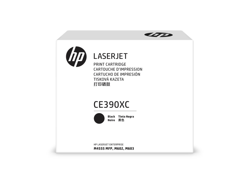 HP LaserJet CE390X Contract Black Print Cartridge 24000 pages Black 1 pc(s) CE390XC